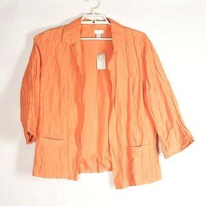 New Chicos Sz 3/XL Cassandra Blazer Women Light